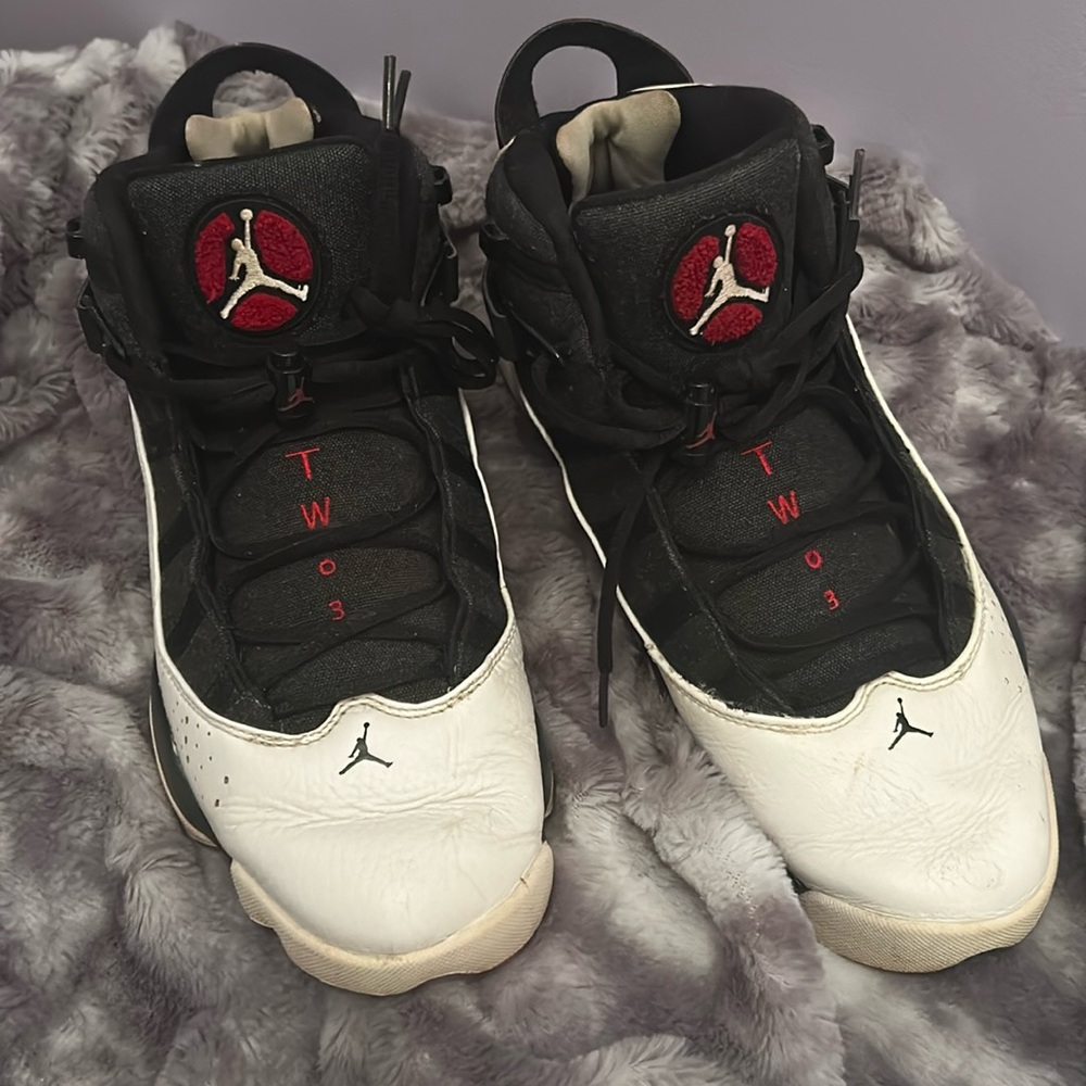 Nike Air Jordan 6 Rings | Black, Red & White | Size 11
